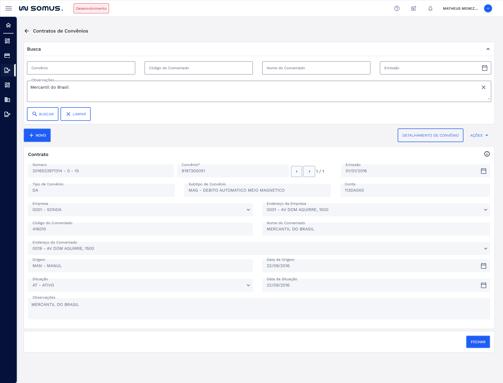 Figura 5:  Contrato encontrado